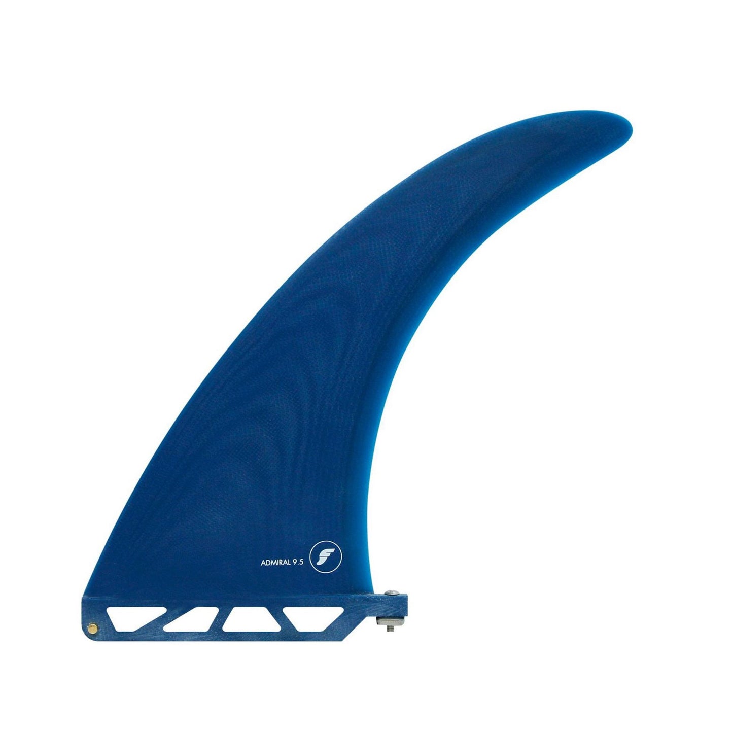 FUTURES Single Fin Admiral 9.5 Fiberglass US base 9.5 Blau