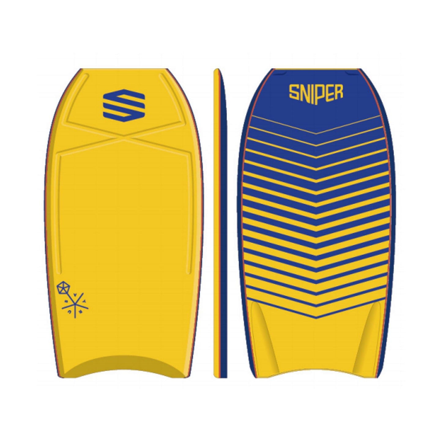 SNIPER Bodyboard Vyrus PE Chevron