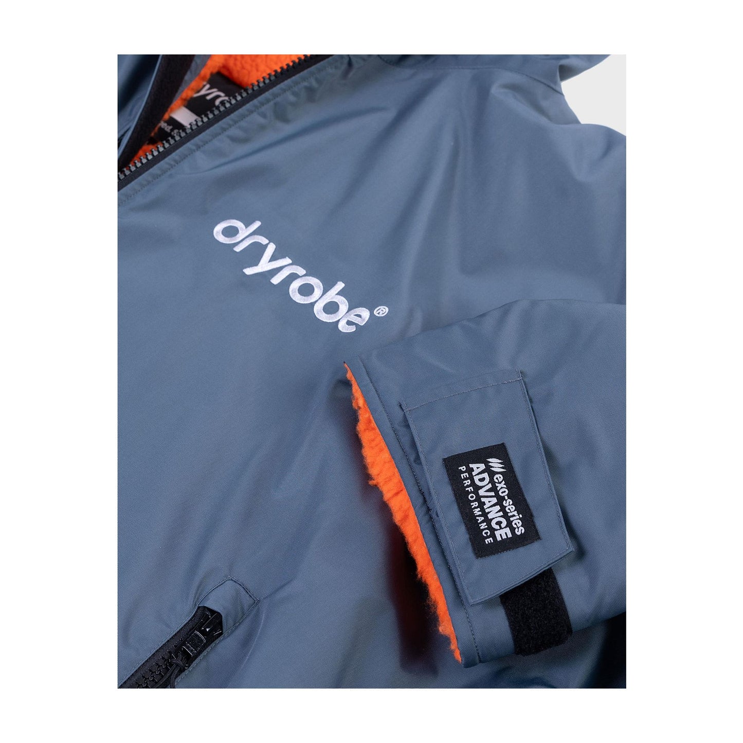 DRYROBE Advance Long Sleeve KIDS Grau Orange