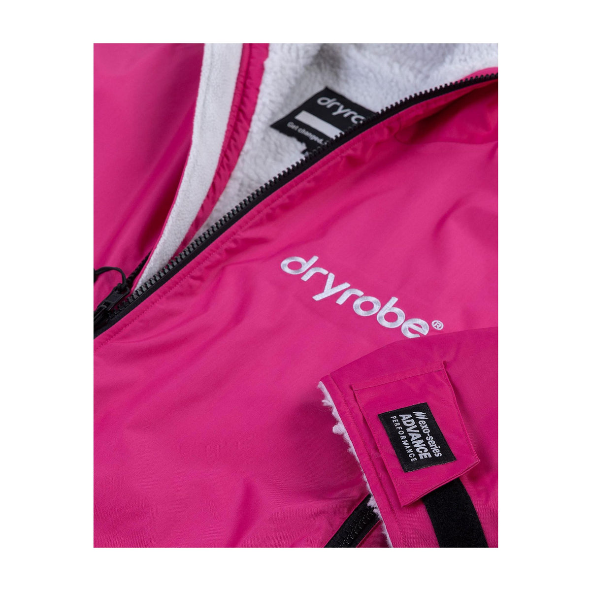 DRYROBE Advance Long Sleeve KIDS Pink Grau