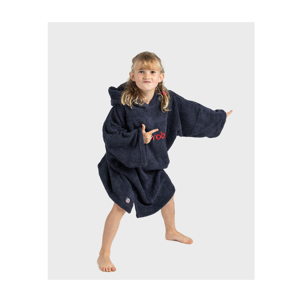DRYROBE Handtuchmantel Bio KIDS Navy