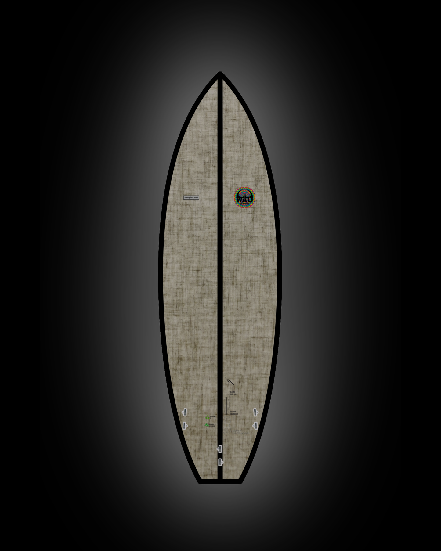 THE GHOUL Eco River Surfboard - Handmade in Germany