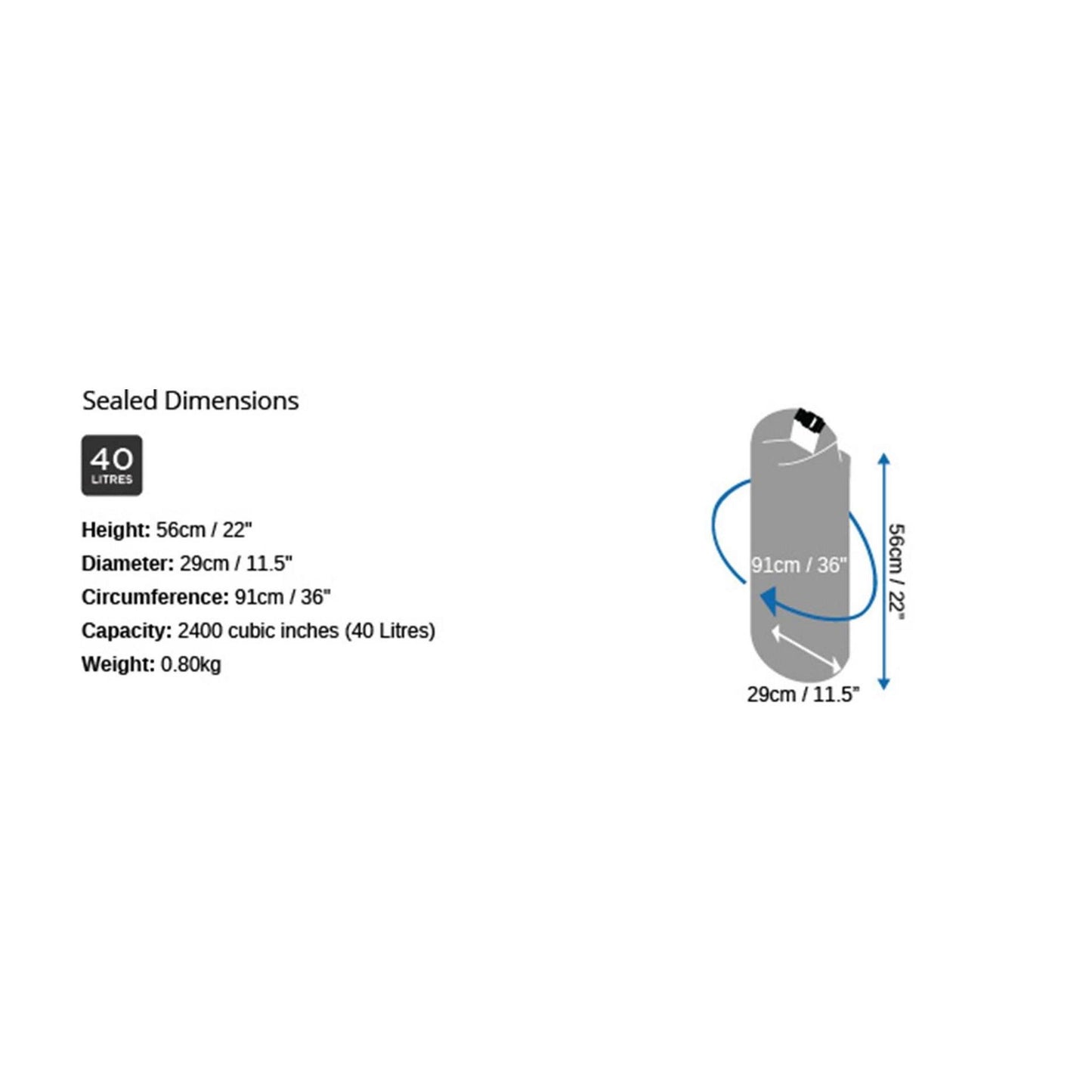 OverBoard wasserdichter Packsack