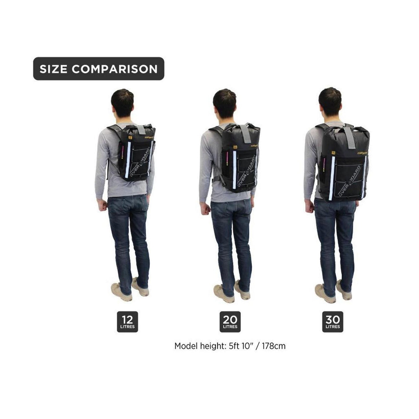 OverBoard wasserdichter Rucksack LIGHT