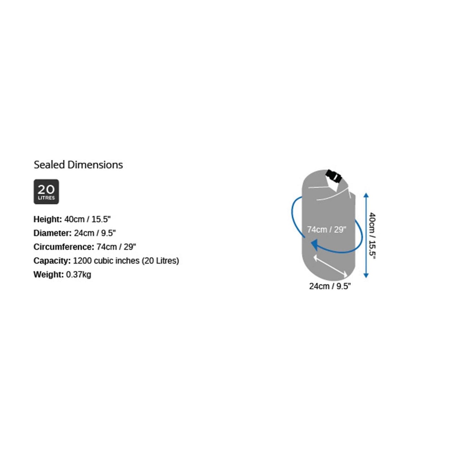 OverBoard wasserdichter Packsack