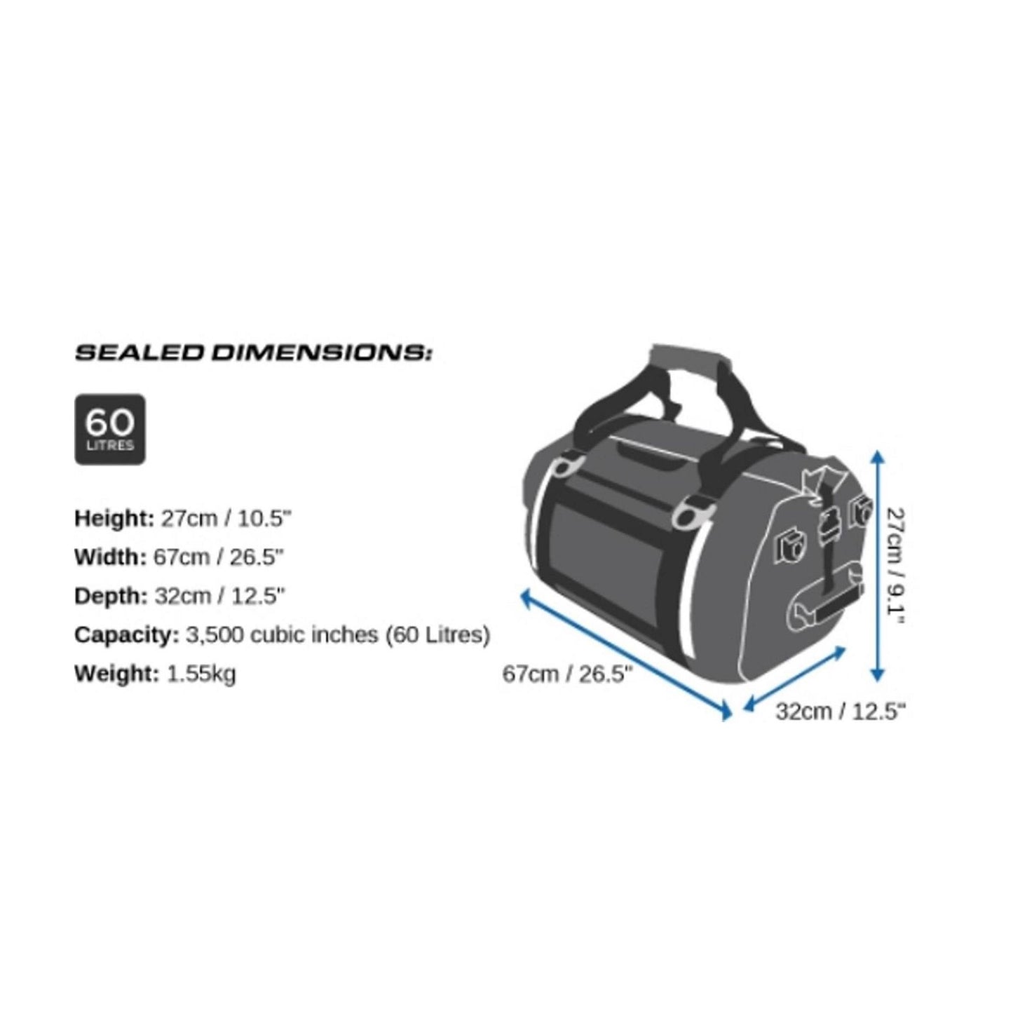 OverBoard wasserdichte Duffel Bag Pro