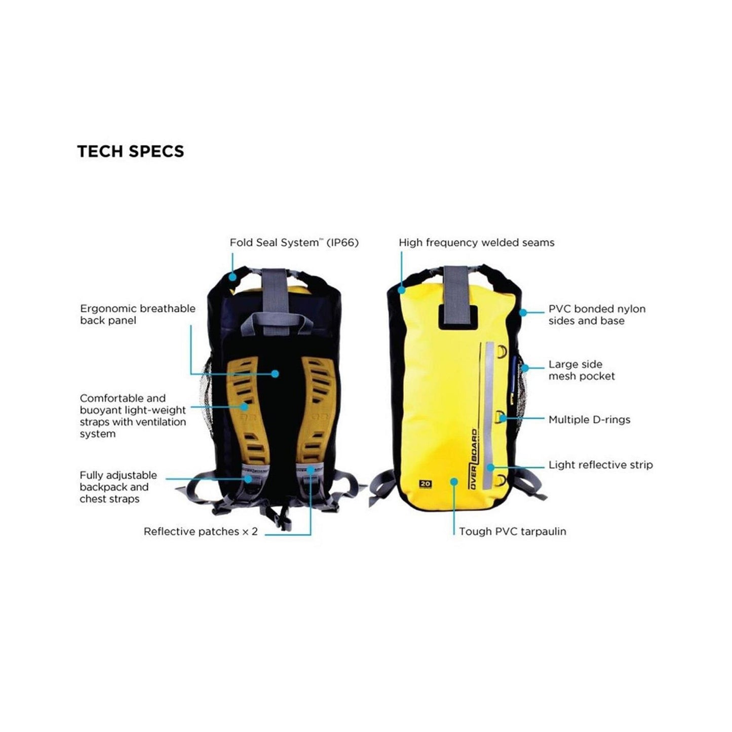 OverBoard wasserdichter Rucksack
