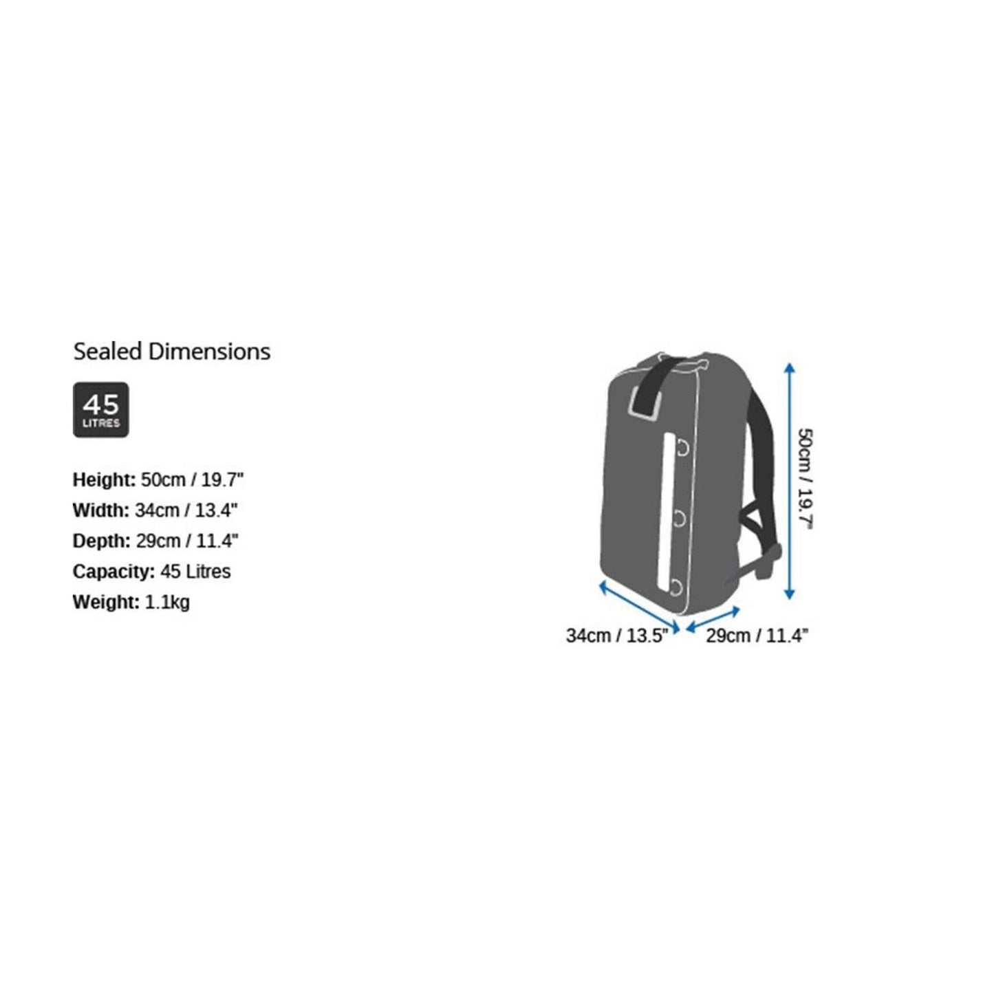 OverBoard wasserdichter Rucksack