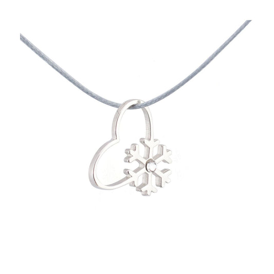 Silver+Surf Schmuck Schneeflocke Kristall
