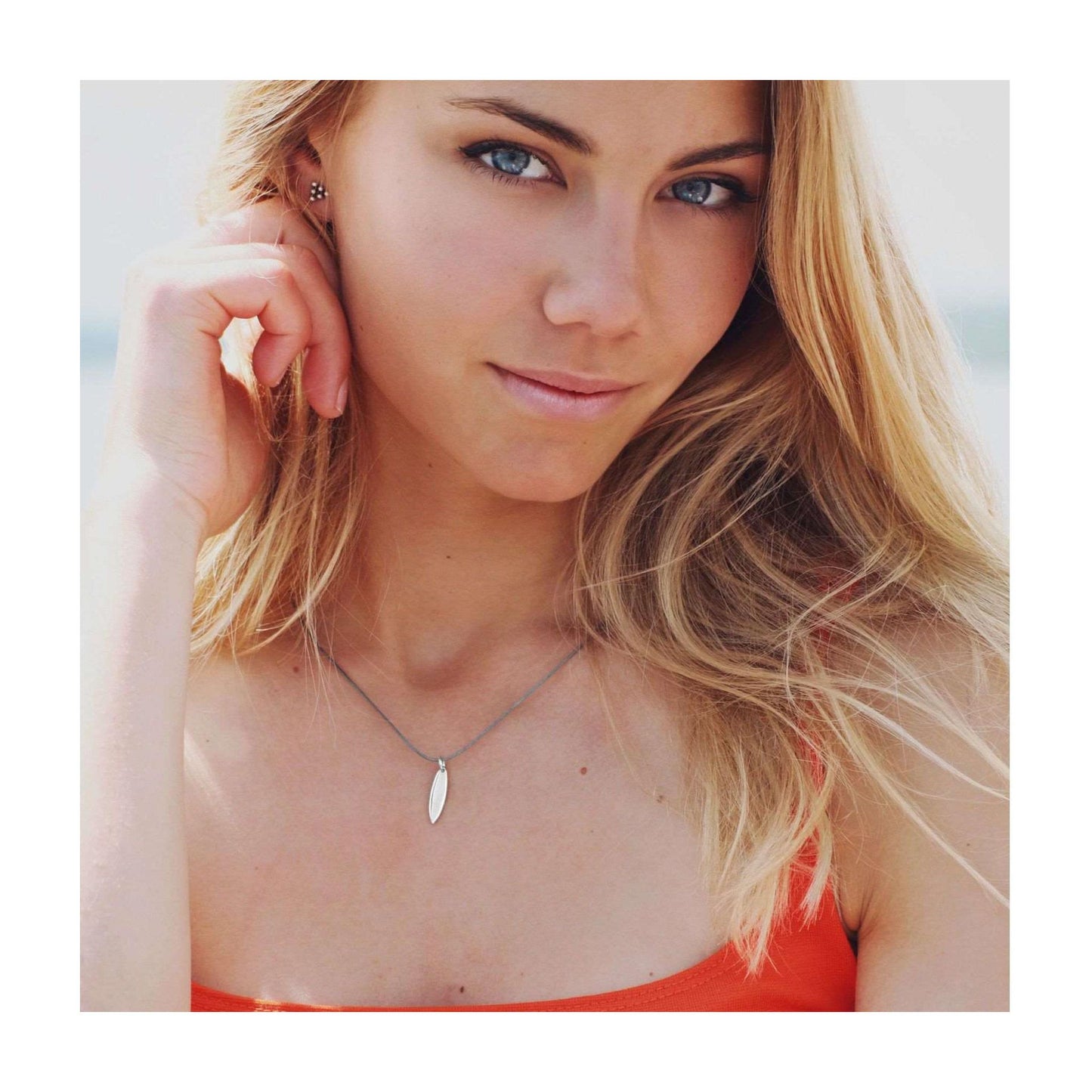 Silver+Surf Silber Schmuck Surfboard