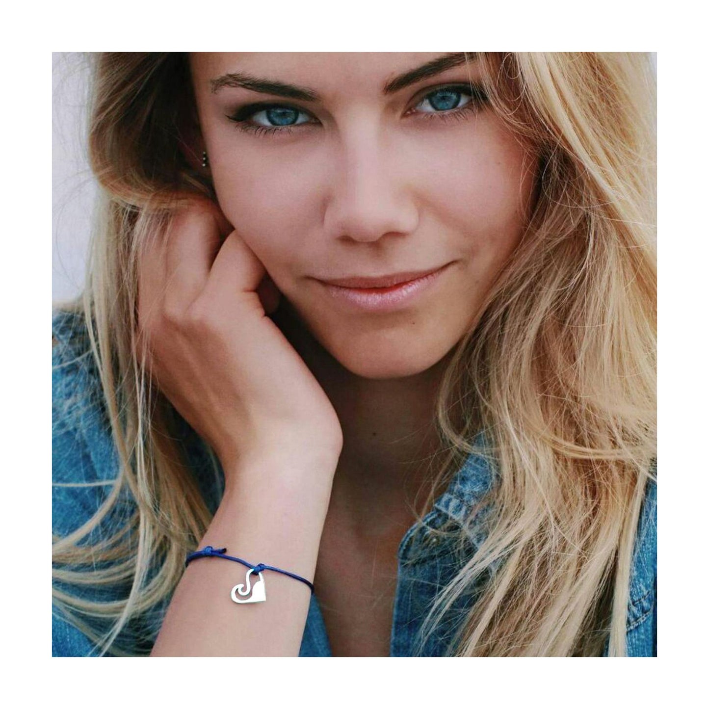 Silver+Surf Schmuck Love Welle Wave