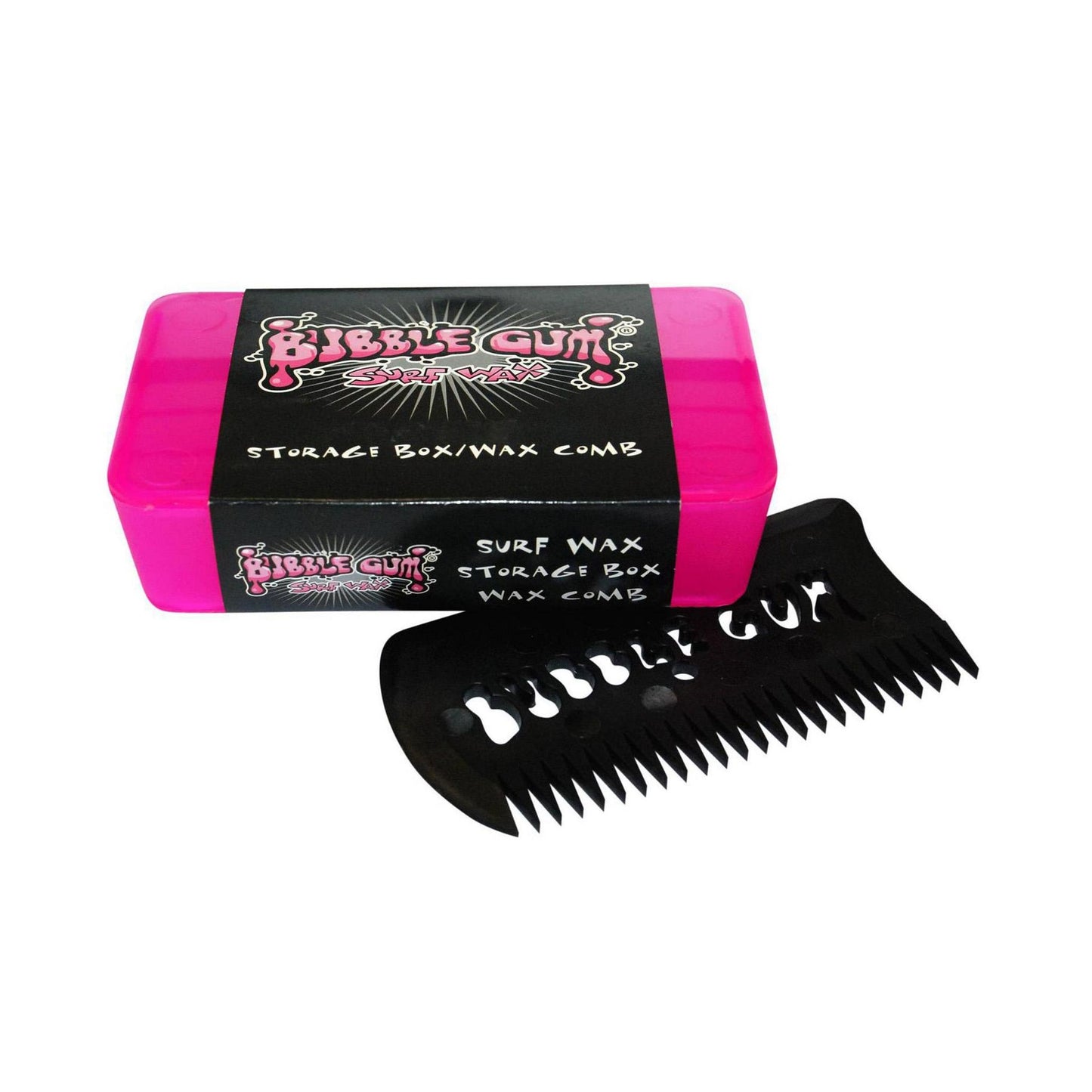 Surf Wax Box BUBBLE GUM mit Surfboard Wachs Kamm