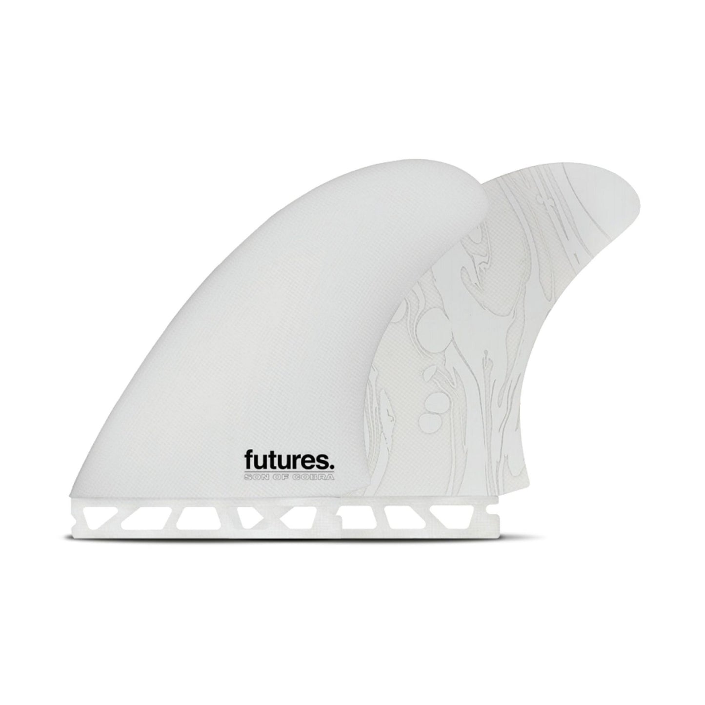 FUTURES Twin Fin Set Son of Cobra fiberglass