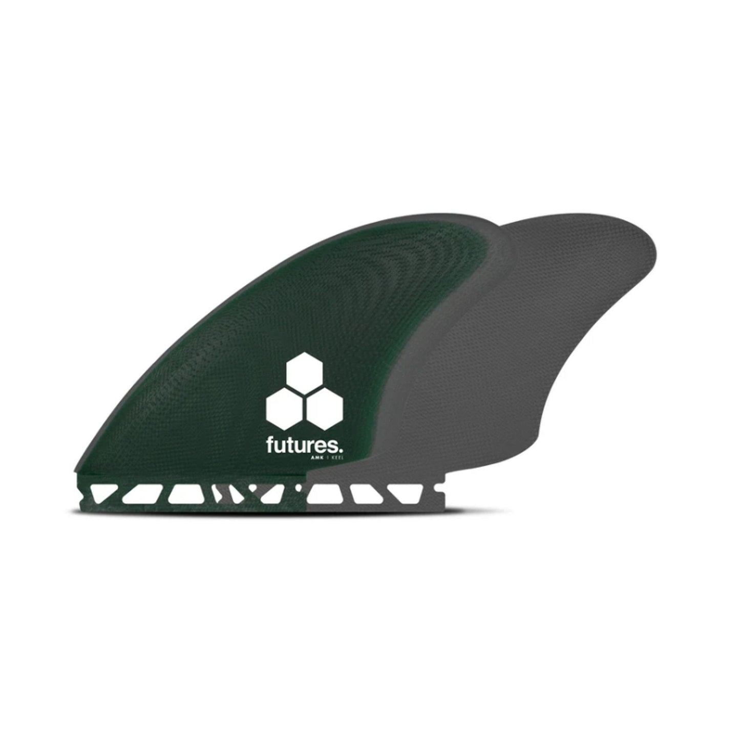 FUTURES Twin Fin Set AMK Al Merrick Keel Fiberglas