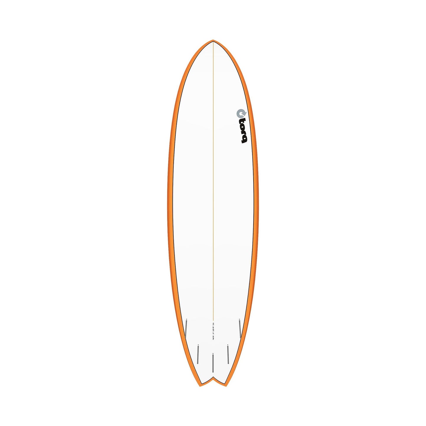 Surfboard TORQ TET 7.2 MOD Fish Orange Rail