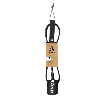 ROAM Surfboard ECO Leash Recycelt 7.0 7mm Schwarz