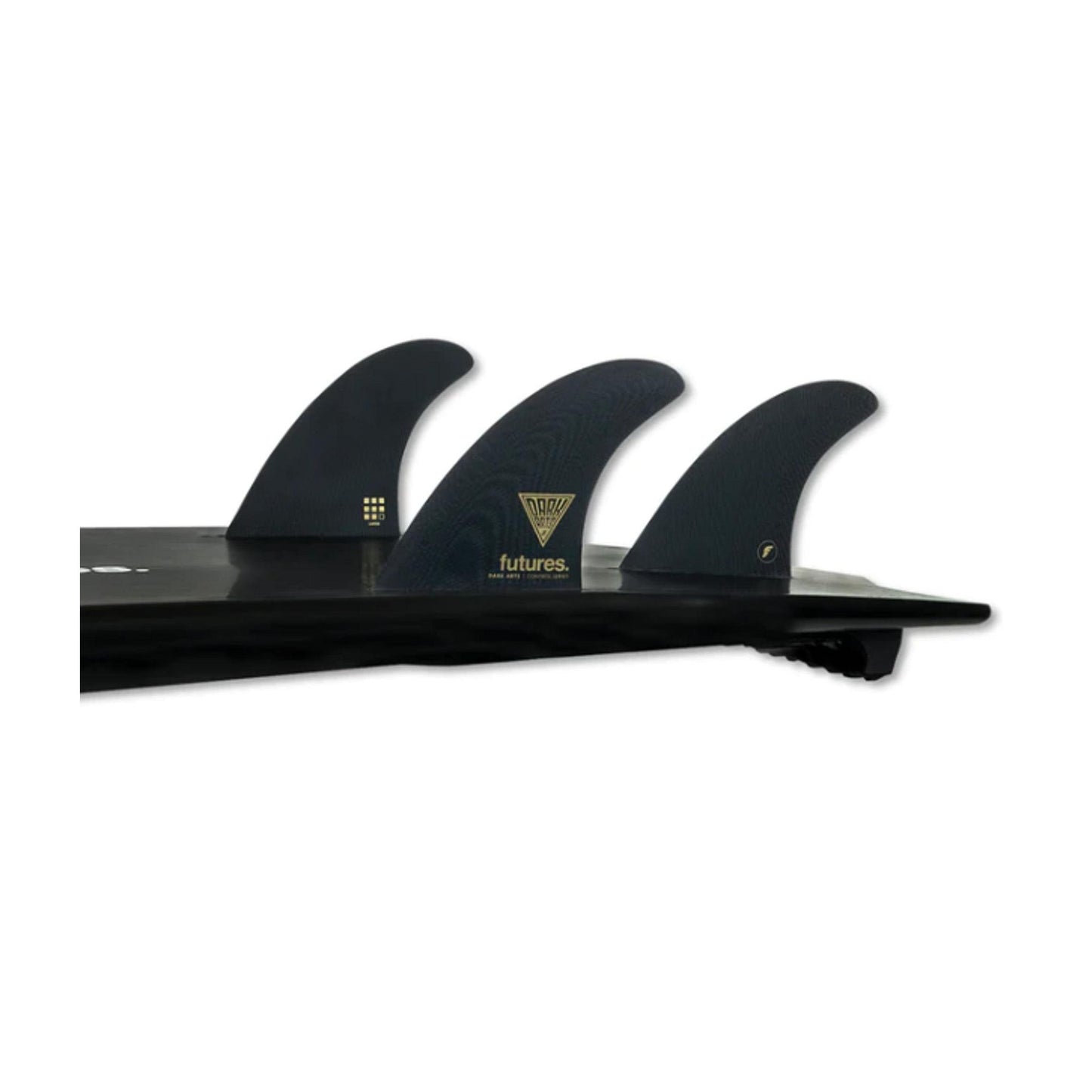 FUTURES Thruster Fin Set Dark Arts Fiberglass