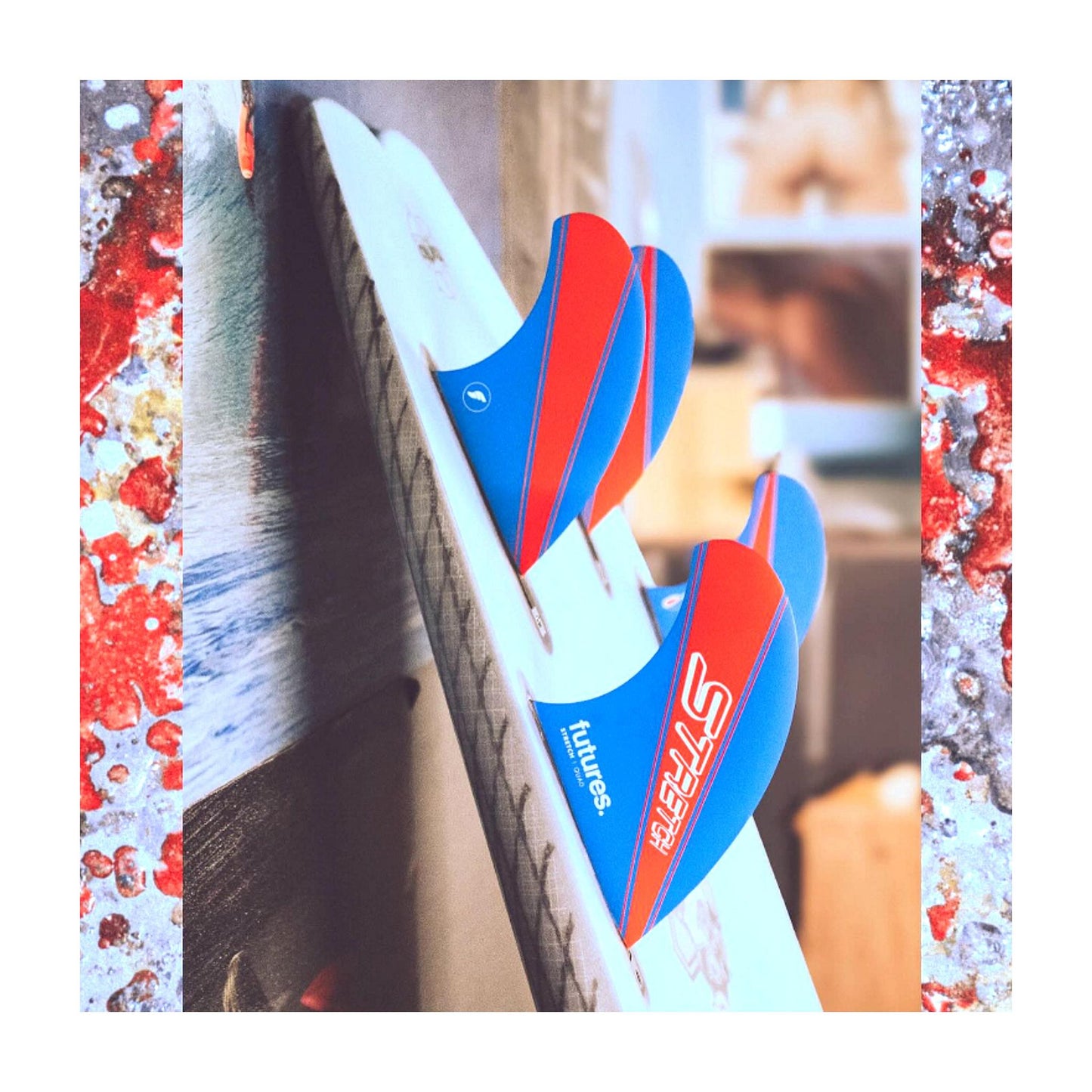 FUTURES Quad 4 Fin Set Stretch Honeycomb