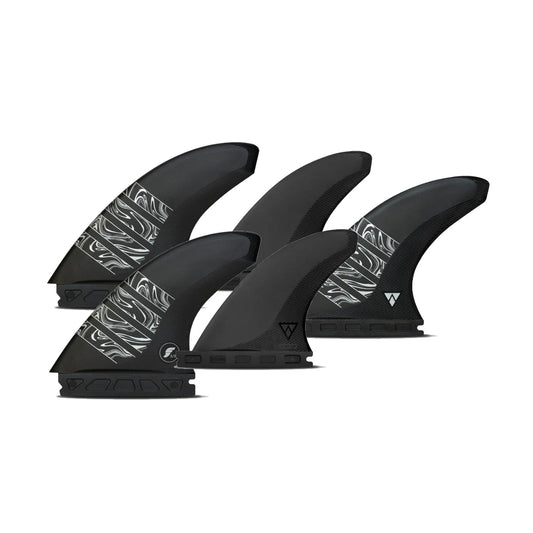 FUTURES Quad Thruster 5 Fin Set Vector 3/2 Alpha