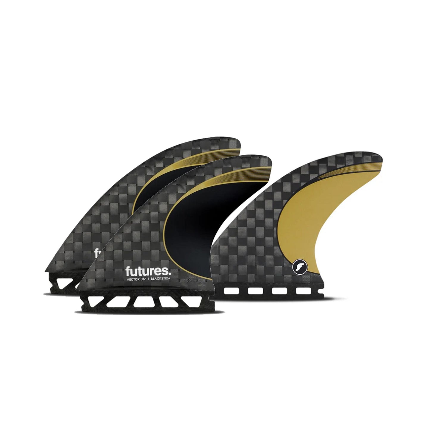 FUTURES Thruster Fin Set 3/2 Blackstix+