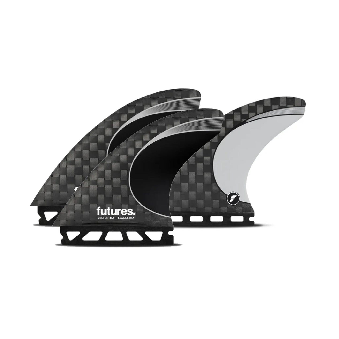 FUTURES Thruster Fin Set 3/2 Blackstix+