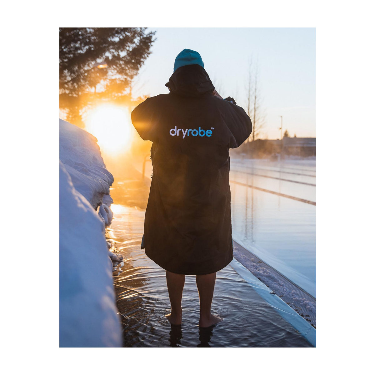 DRYROBE Advance Long Sleeve Schwarz Blau Adult