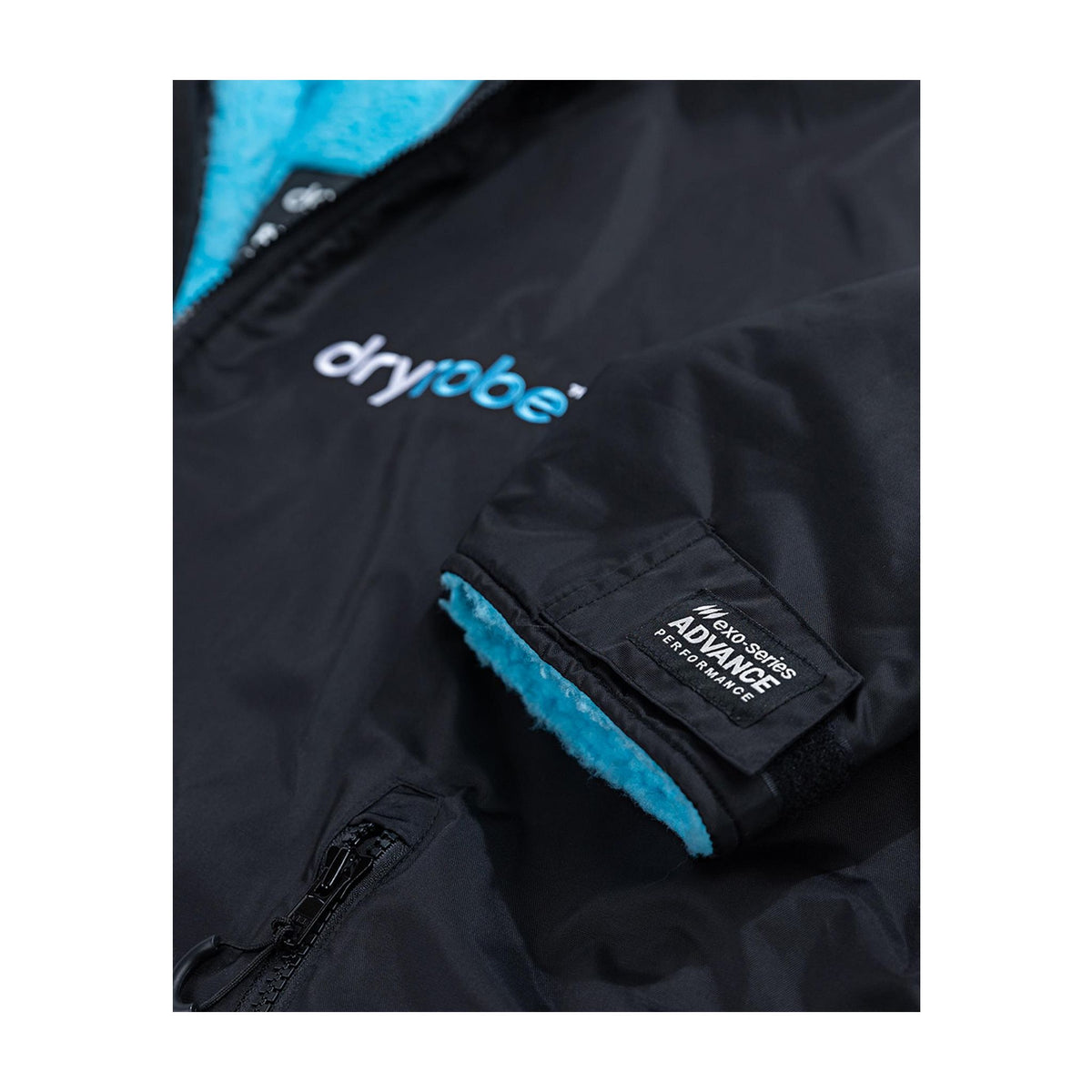 DRYROBE Advance Long Sleeve Schwarz Blau Adult