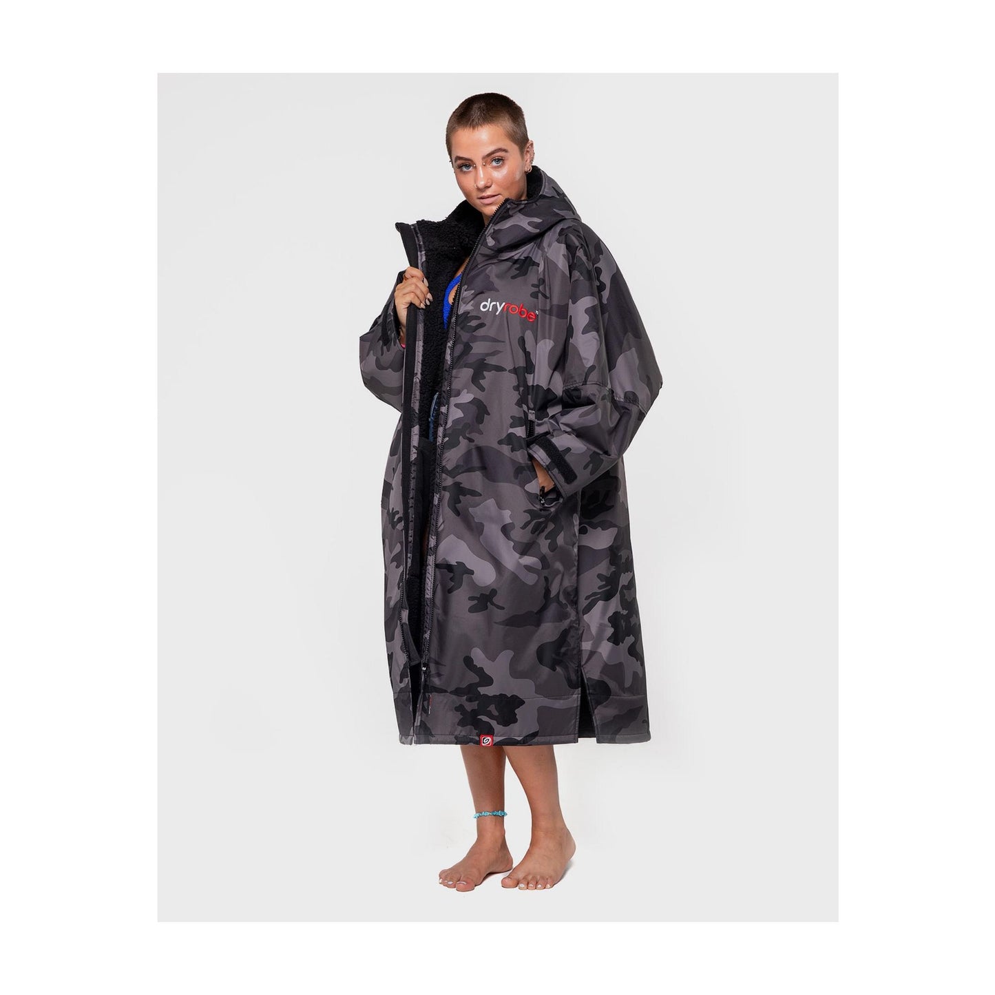 DRYROBE Advance Long Sleeve Schwarz Camo Adult