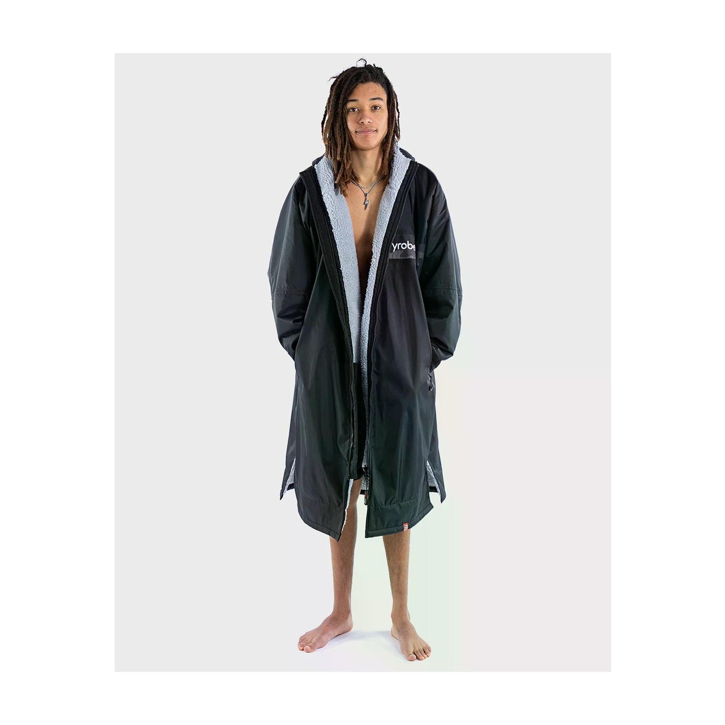 DRYROBE Advance Long Sleeve Schwarz Grau Camo Adult