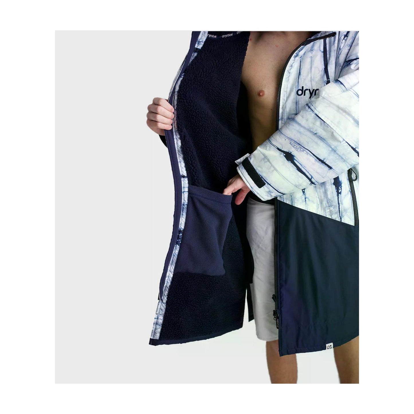 DRYROBE Advance Long Sleeve Batik Blau Adult