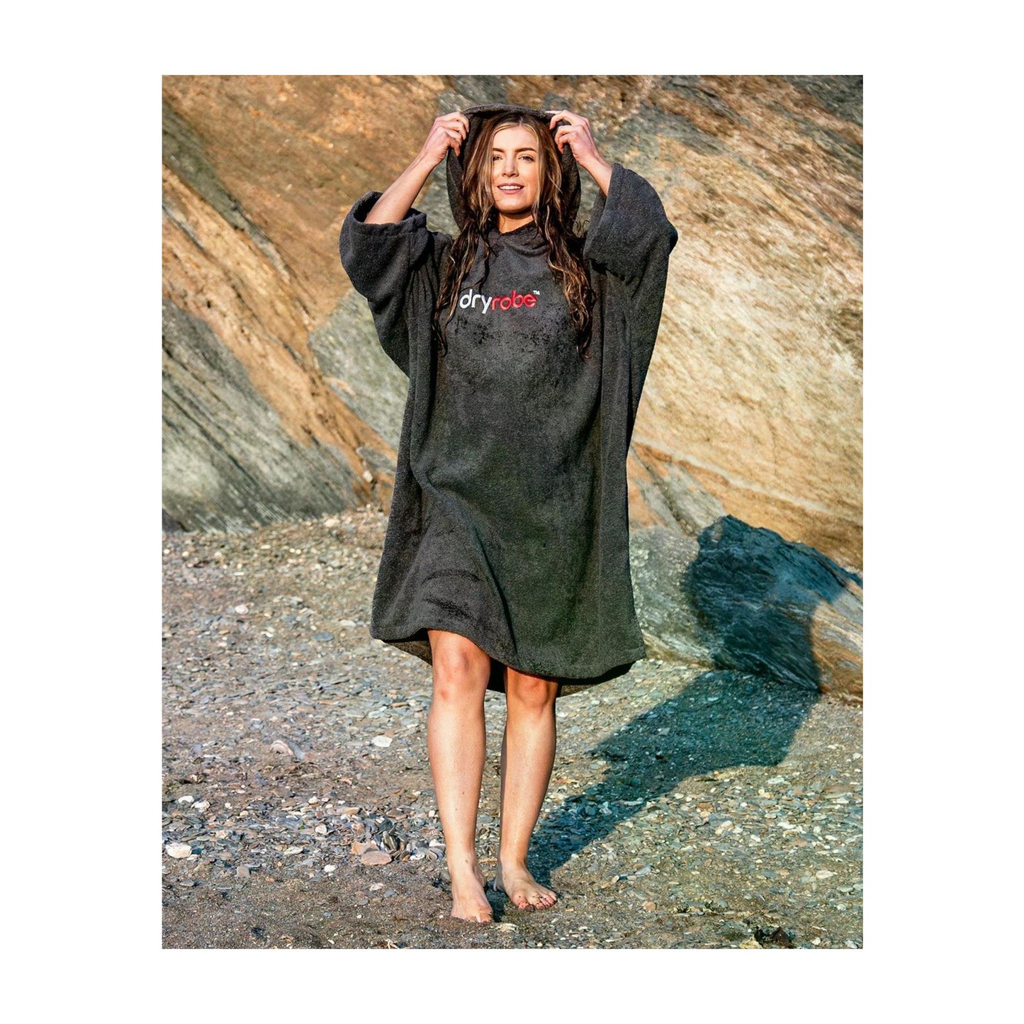 DRYROBE Handtuchmantel Bio-Baumwolle