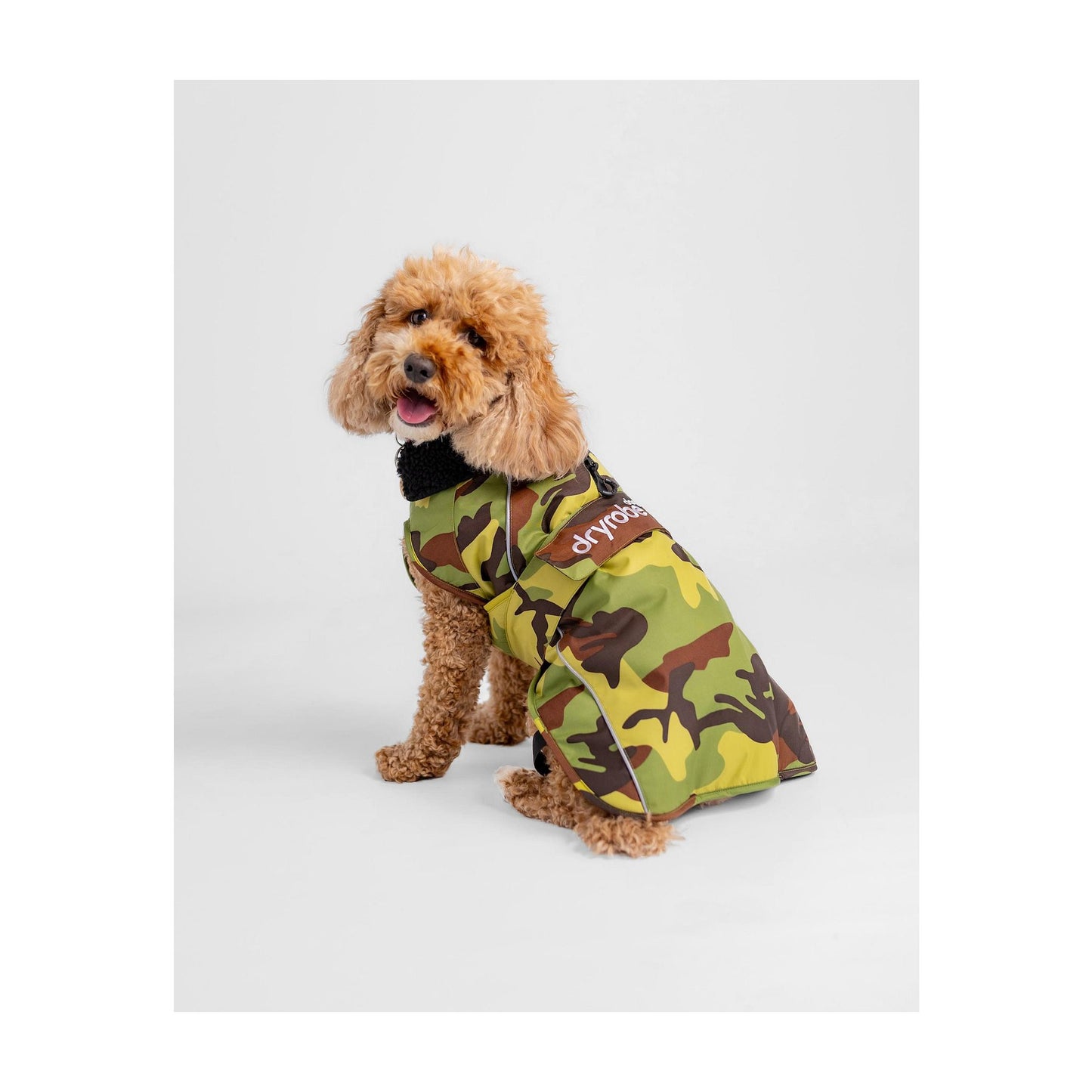 DRYROBE Dog Coat Hundemantel Green Camo Dogs