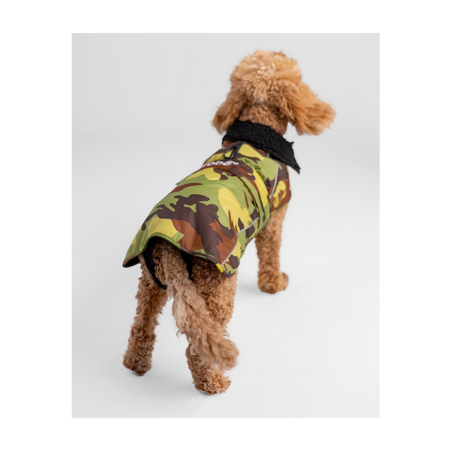 DRYROBE Dog Coat Hundemantel Green Camo Dogs