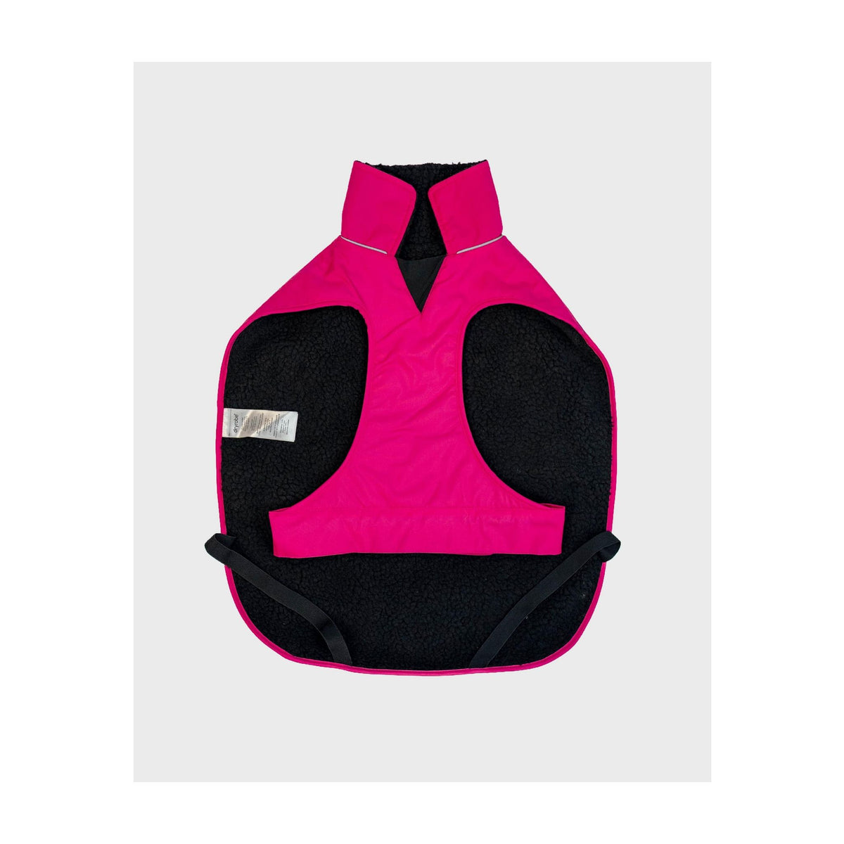 DRYROBE Dog Coat Hundemantel Pink Black Dogs