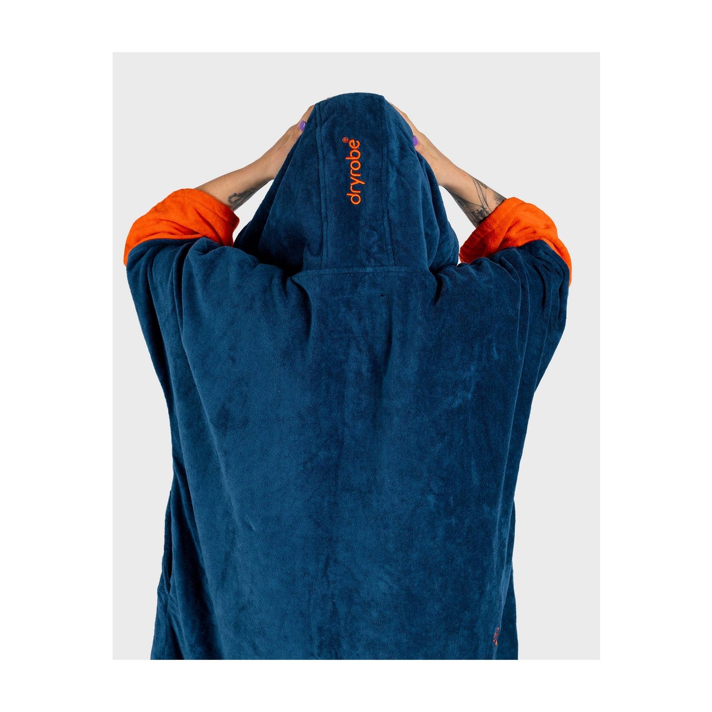 DRYROBE Fullzip Handtuchmantel Baumwolle Blue Adult