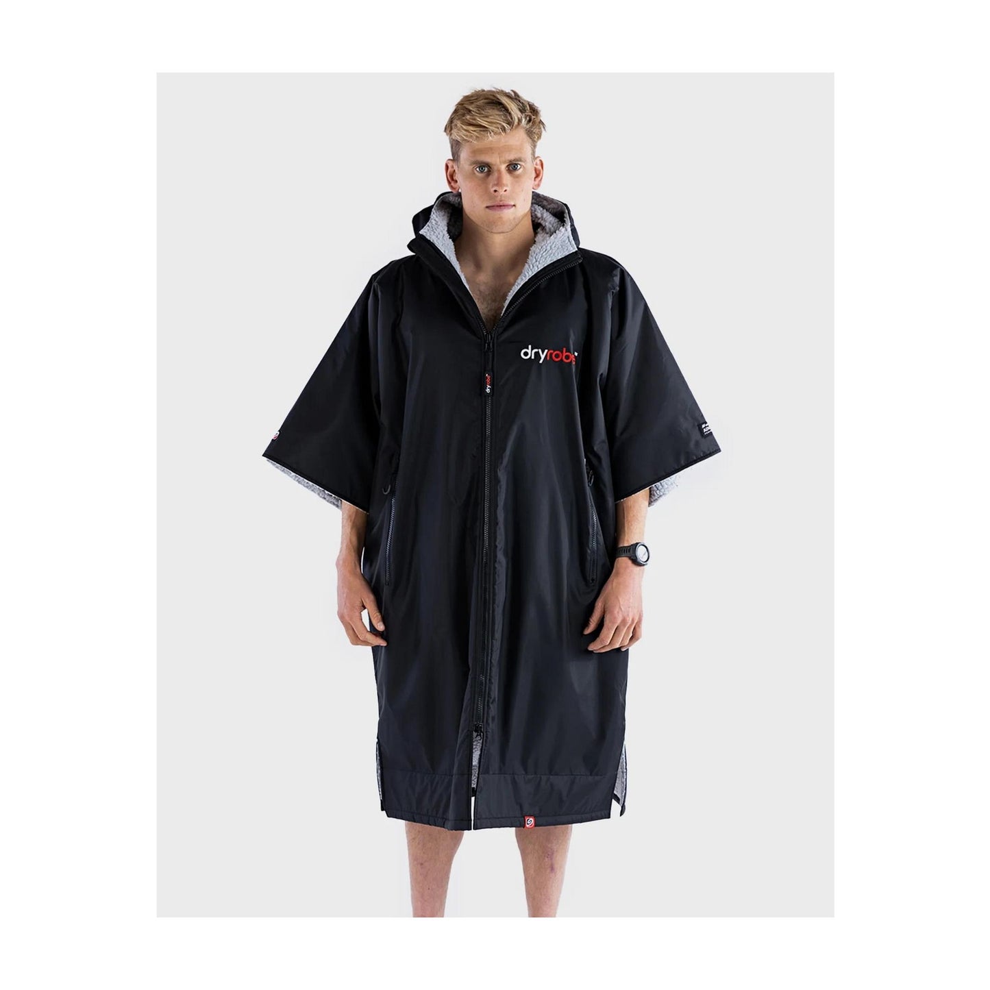 DRYROBE Advance Short Sleeve Black Grey Adult