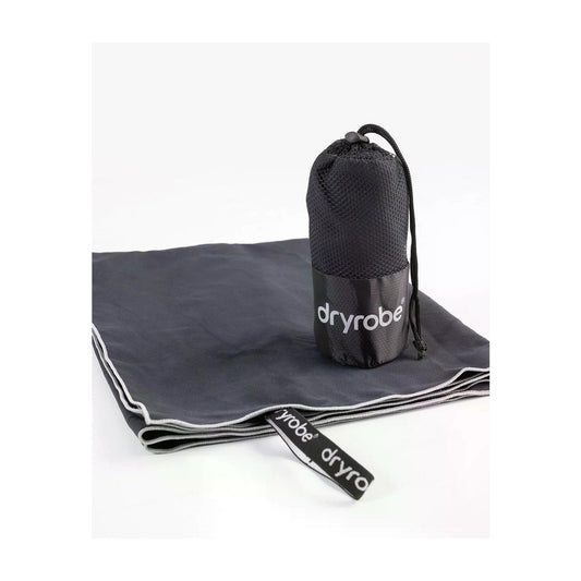 DRYROBE Mikrofaserhandtuch Schwarz 80x130cm
