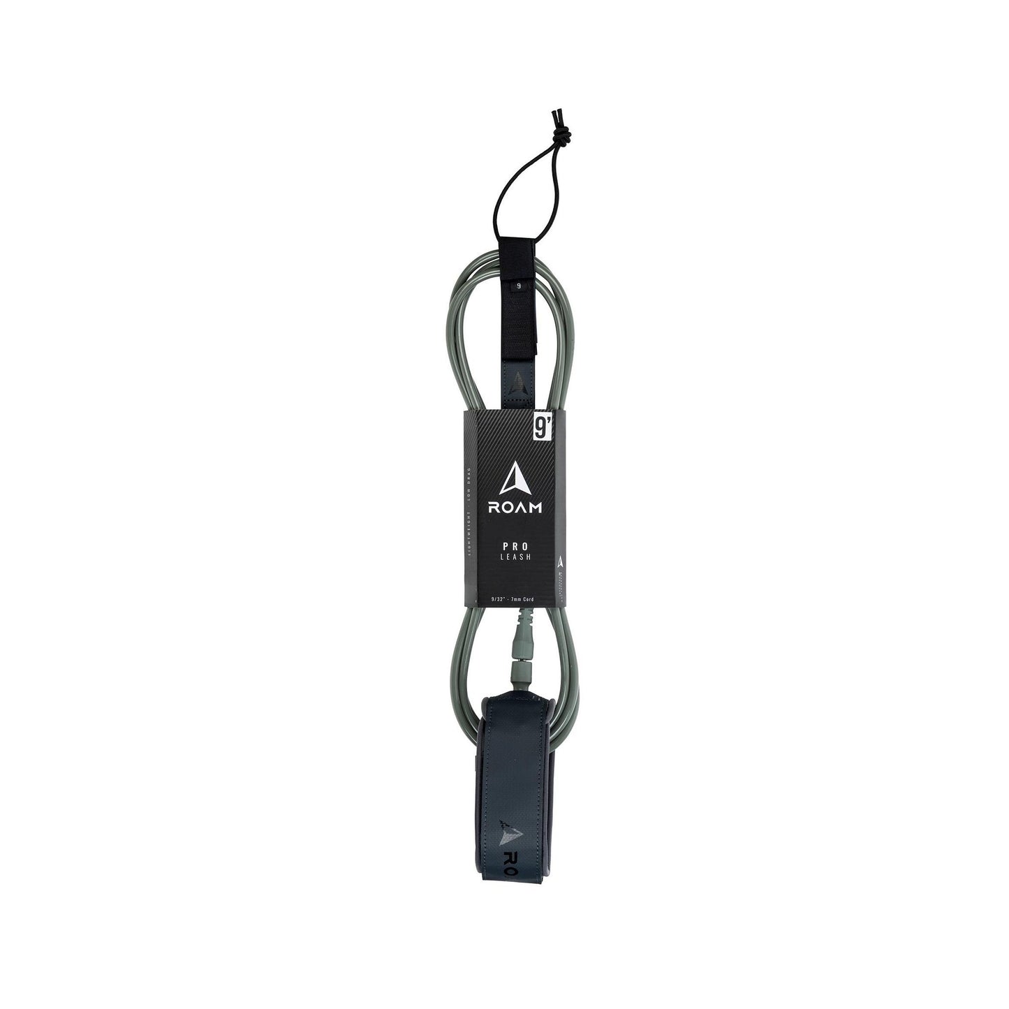ROAM Surfboard Leash PRO 9.0 Knie Grau