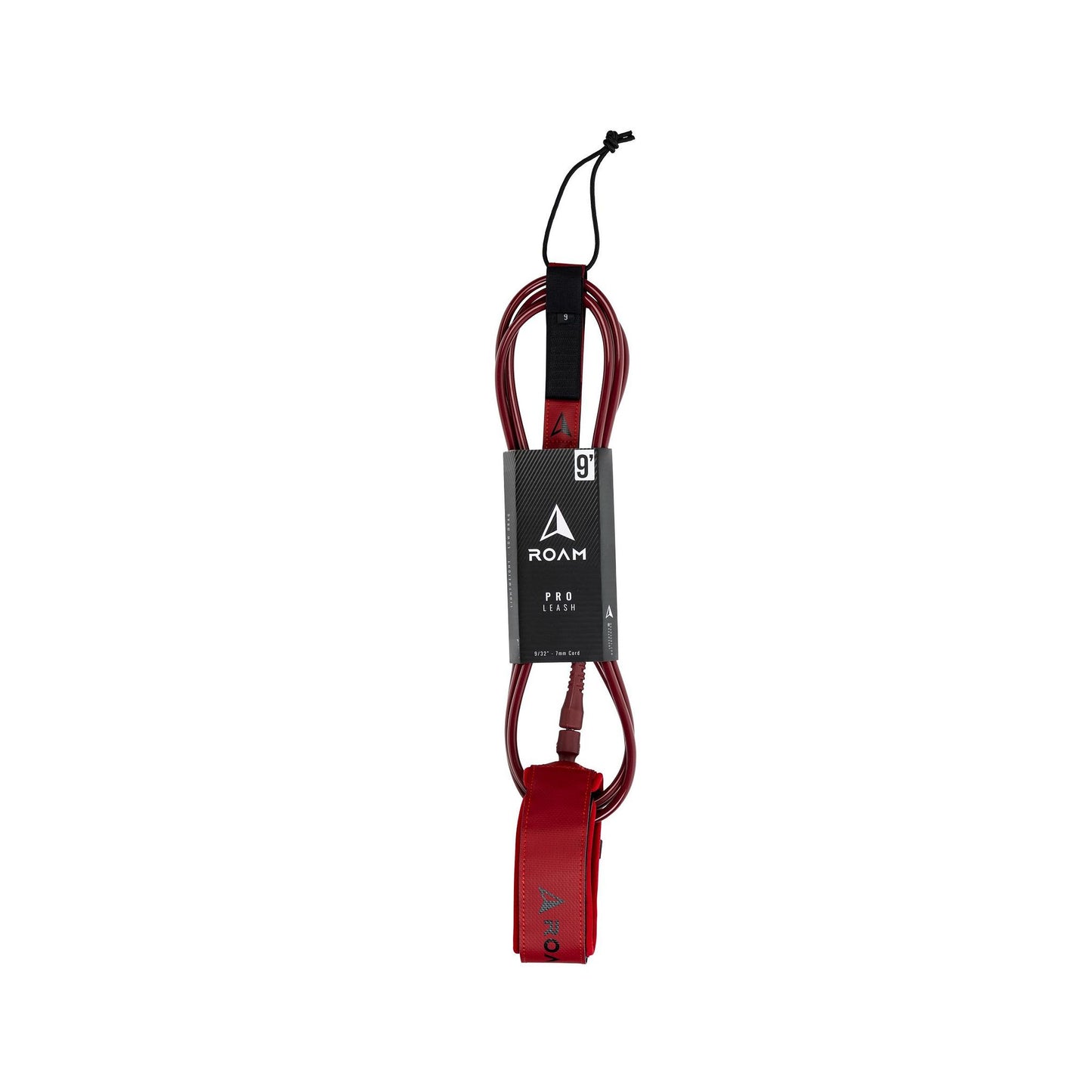 ROAM Surfboard Leash PRO 9.0 Knie Dunkelrot