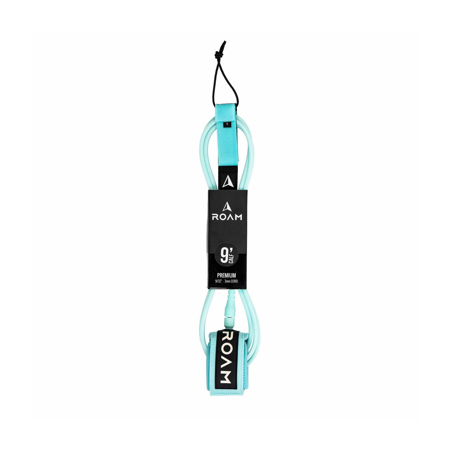 ROAM Surfboard Leash Premium 9.0 Knie Lite Teal