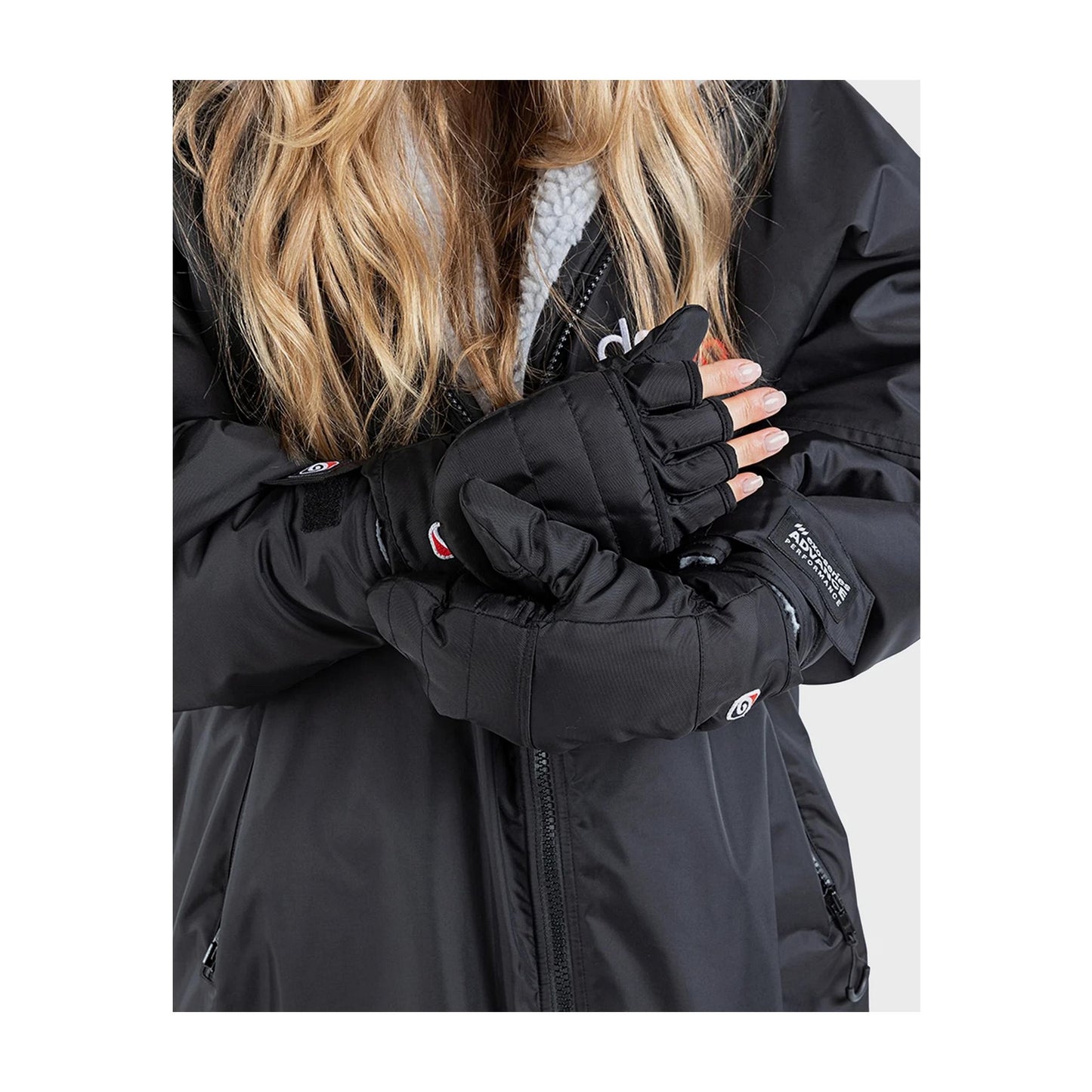 DRYROBE Thermo Handschuhe Gloves Schwarz XL Schwarz Adult