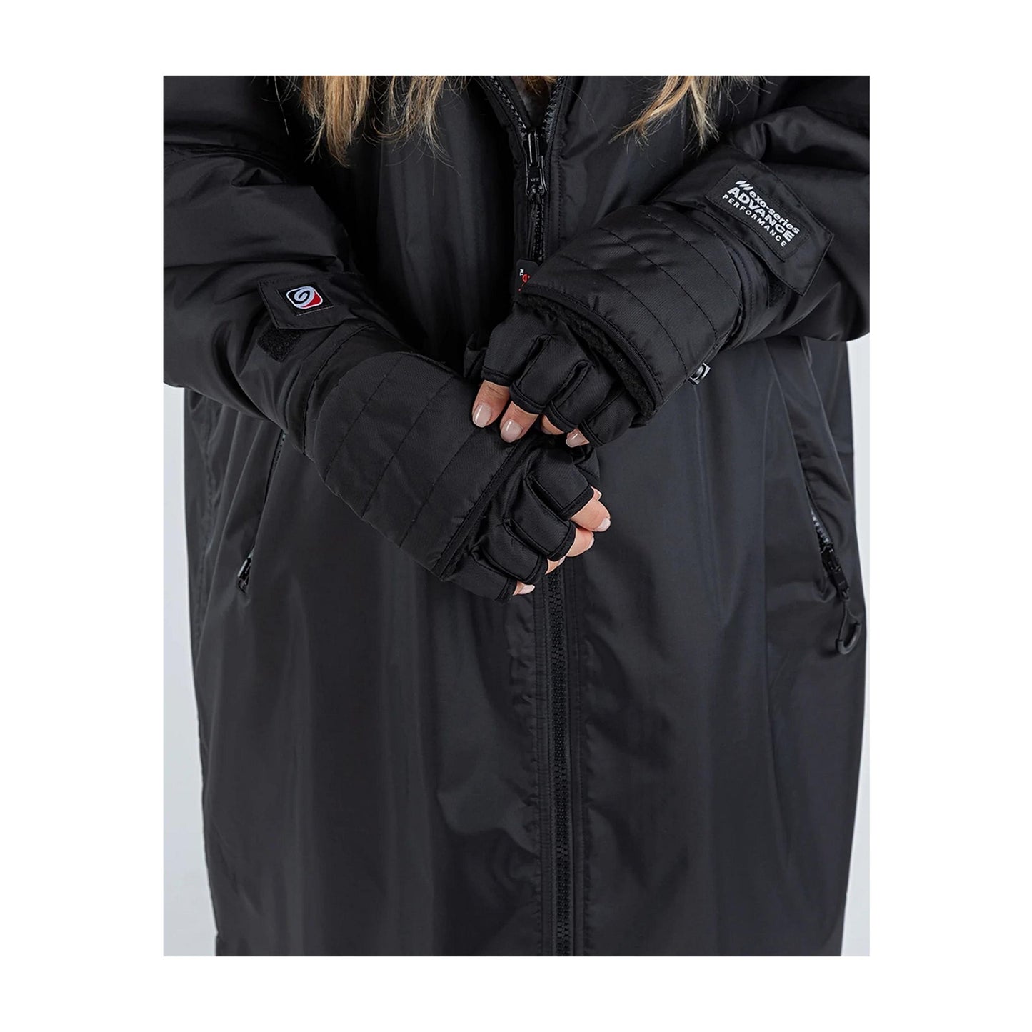 DRYROBE Thermo Handschuhe Gloves Schwarz XL Schwarz Adult