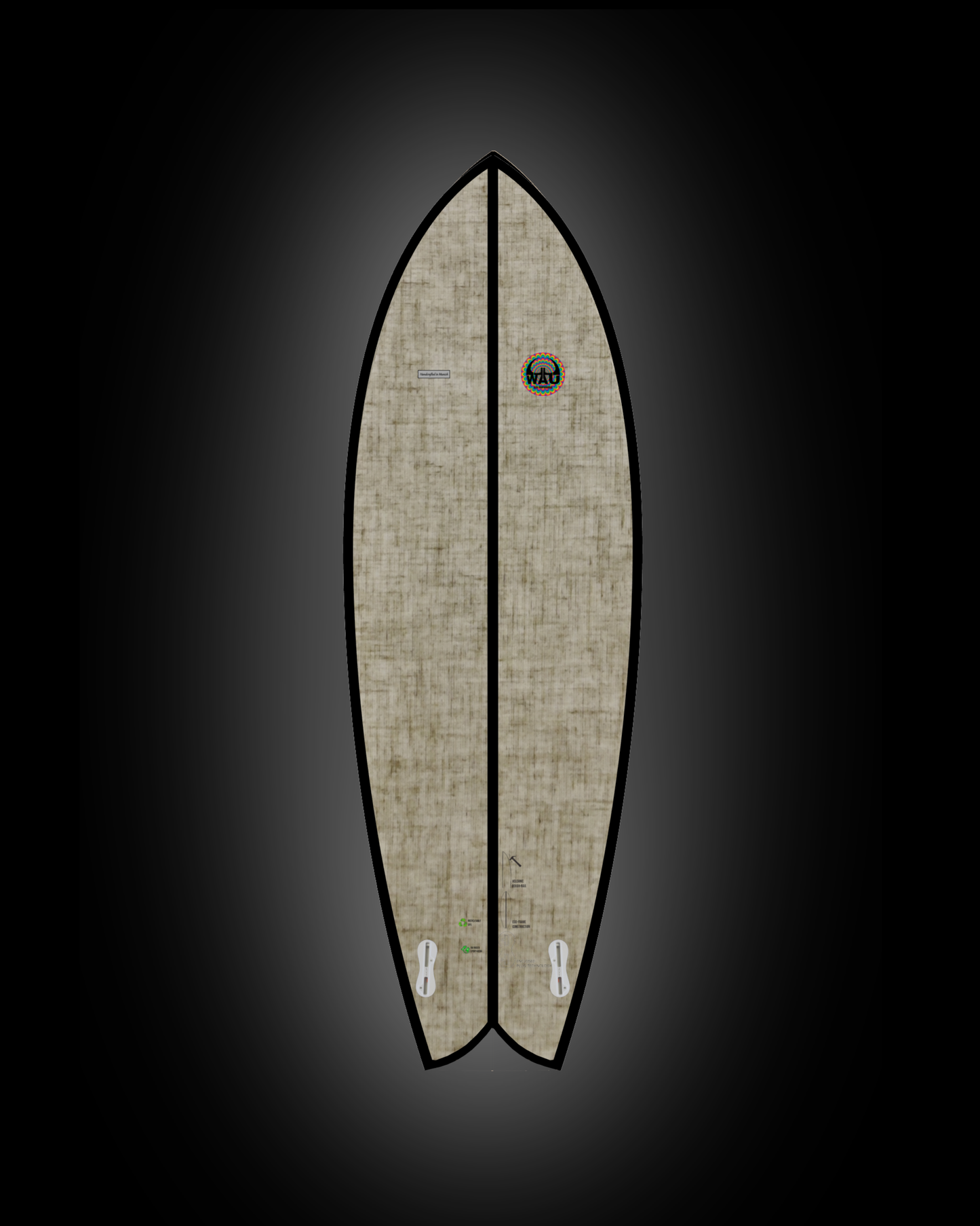 PARTY FISH Surfboard  - Handmade in Germany