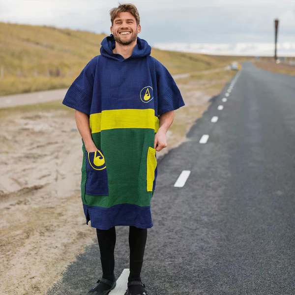WAVE Hawaii, Travel Poncho Pampatar, Baumwolle Waffle Piquee