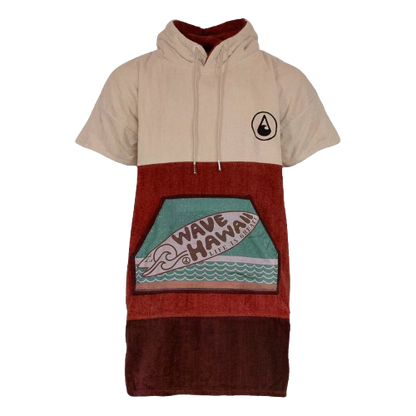 WAVE Hawaii, Poncho Campeche, Baumwolle Velours