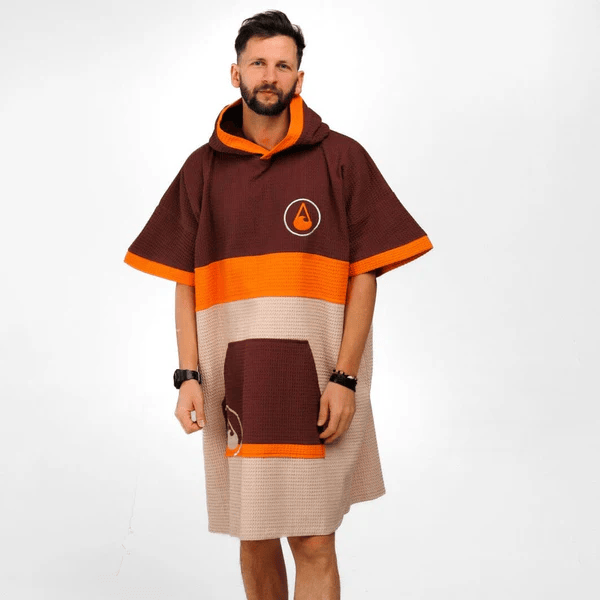 WAVE Hawaii, Travel Poncho Porlamar, Baumwolle Waffle Piquee