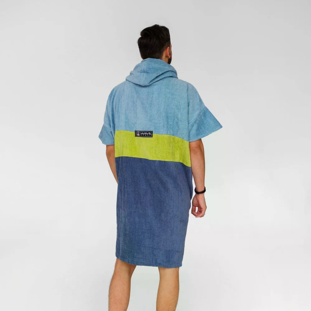 WAVE Hawaii, Poncho Kapalua, Baumwolle Velours